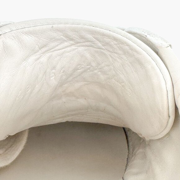 Gucci Crystal Bow Ace Sneakers EU 37.5 US 7.5 White Leather Low Top Lace Up Shoe - Picture 11 of 13